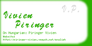 vivien piringer business card